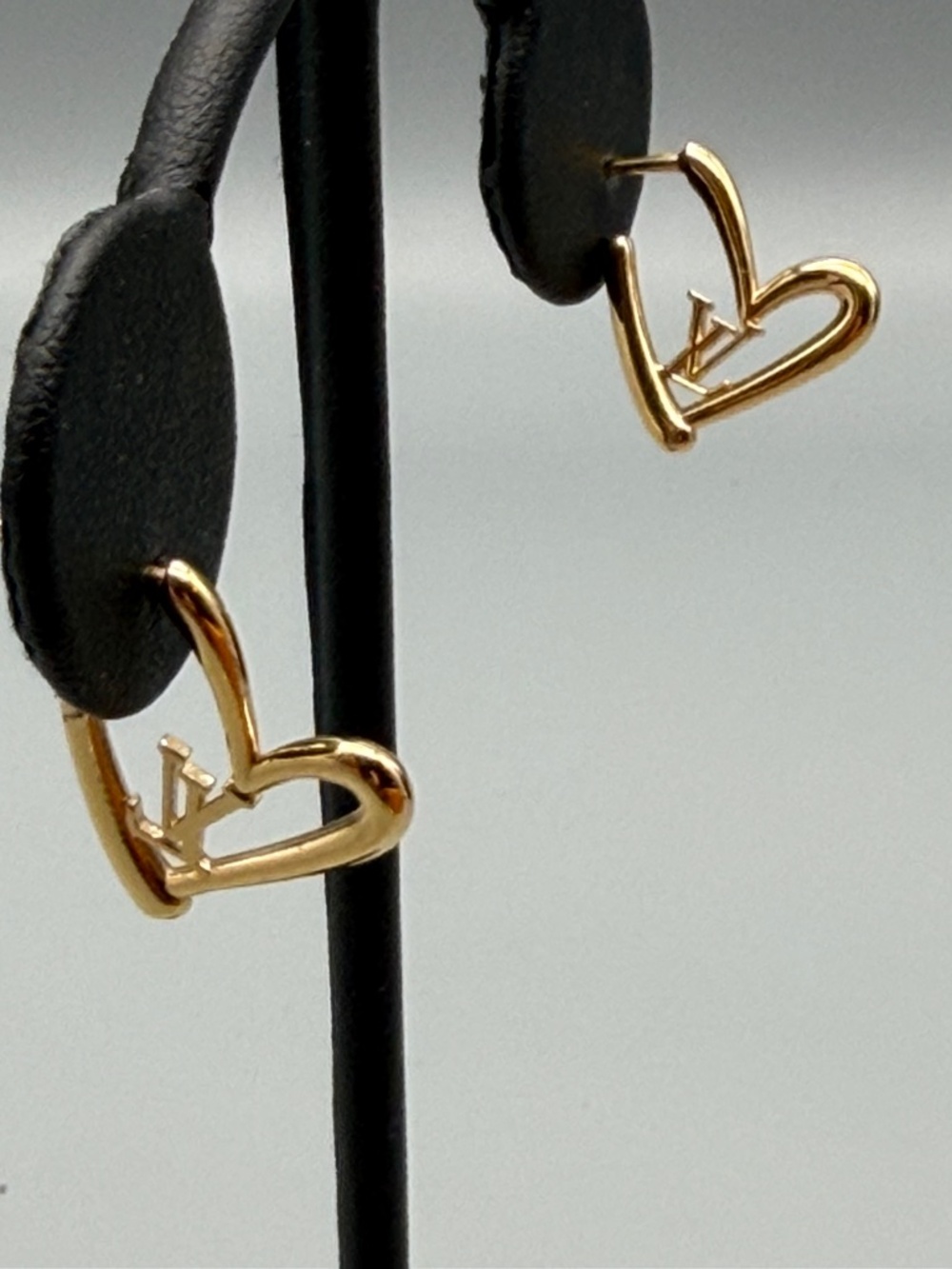 Louis Vuitton Limited Edition "Fall In Love" Heart Stud Earrings